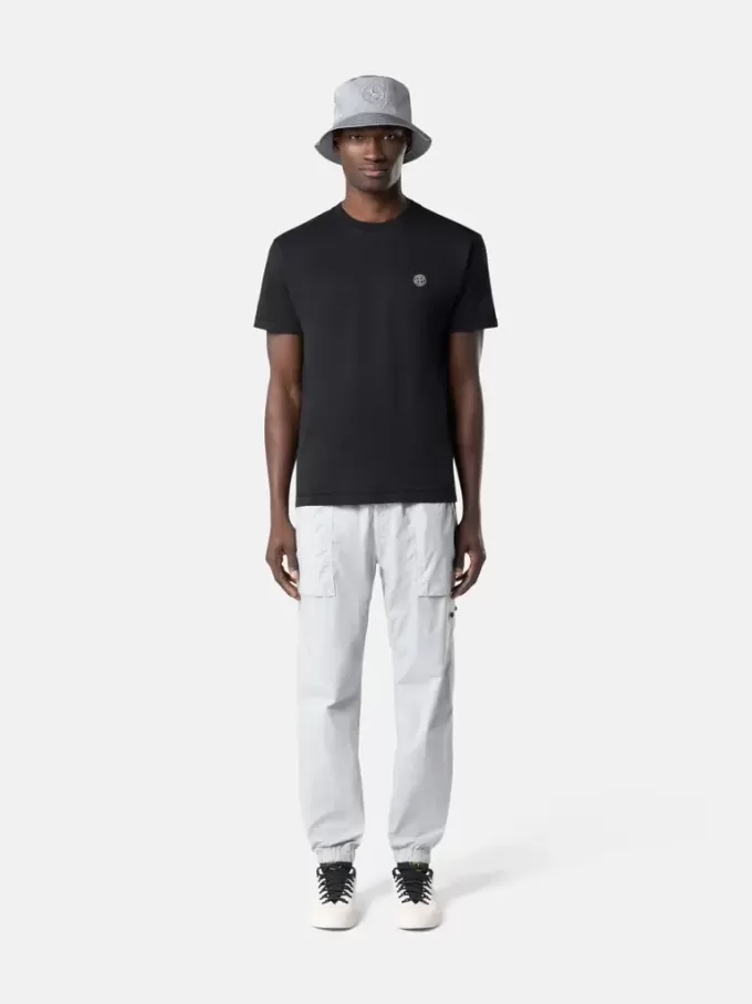 T-shirt slim à manches courtes avec patch Compass