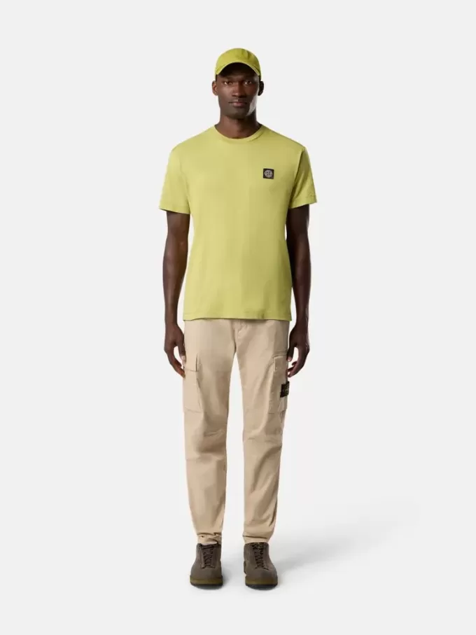 T-shirt slim à manches courtes avec patch Compass