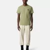 T-shirt slim à manches courtes avec patch Compass