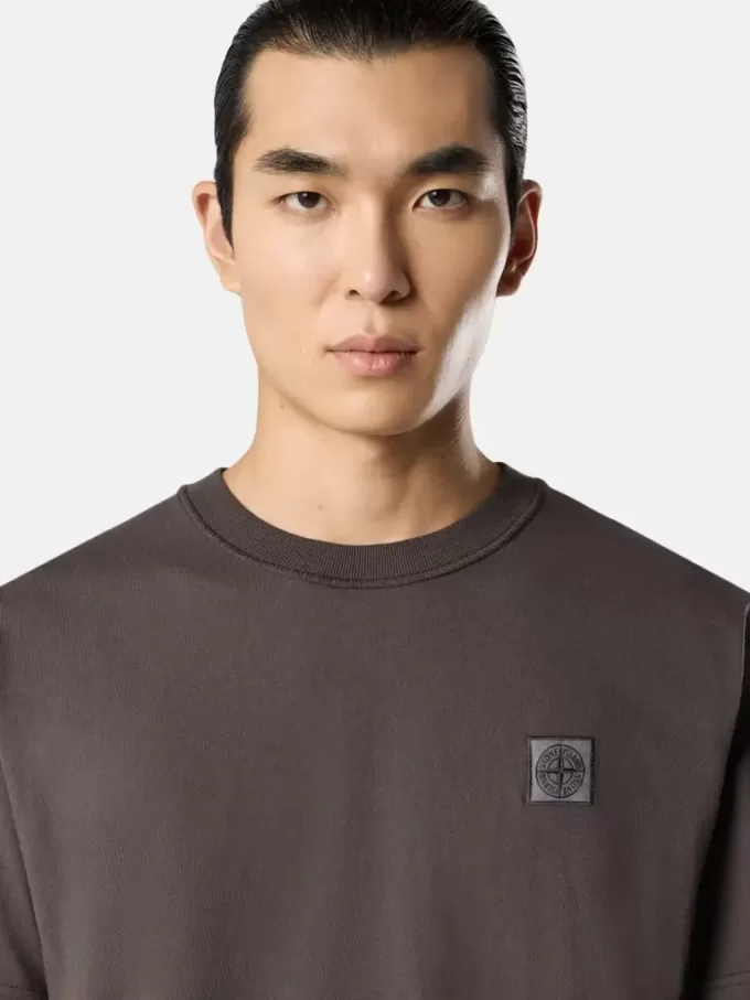 T-shirt slim à manches courtes avec patch Compass T-shirt slim à manches courtes avec patch Compass