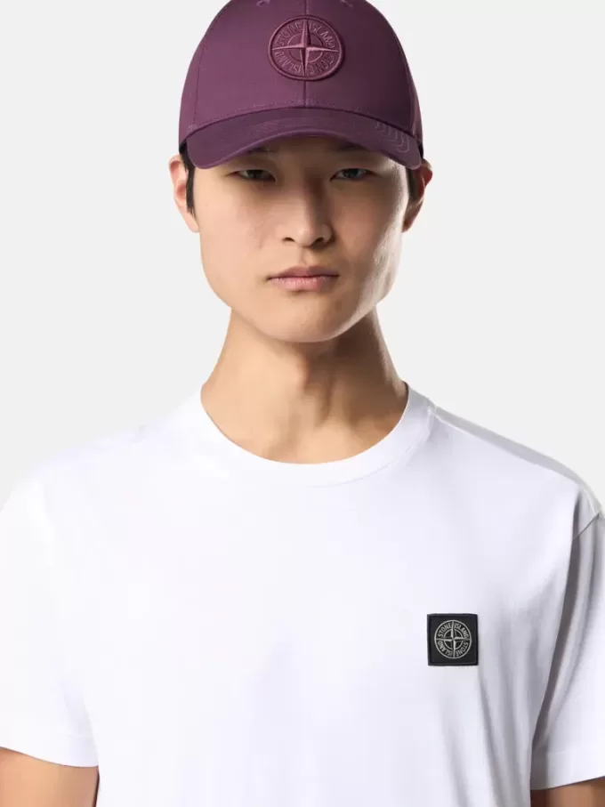 T-shirt slim à manches courtes avec patch Compass