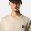 T-shirt slim à manches courtes avec patch Compass