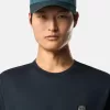 T-shirt slim à manches courtes avec patch Compass