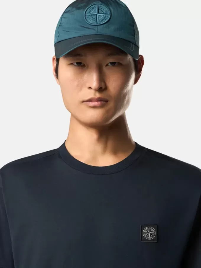 T-shirt slim à manches courtes avec patch Compass