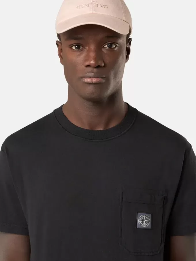 T-shirt slim à manches courtes avec patch Compass T-shirt slim à manches courtes avec patch Compass