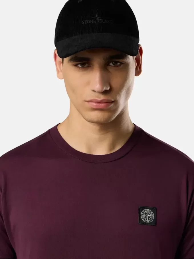 T-shirt slim à manches courtes avec patch Compass