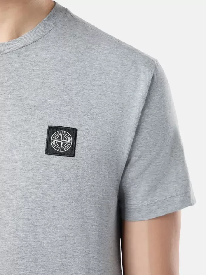 T-shirt slim à manches courtes avec patch Compass T-shirt slim à manches courtes avec patch Compass