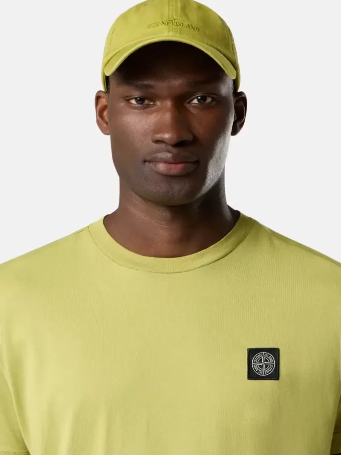 T-shirt slim à manches courtes avec patch Compass