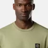 T-shirt slim à manches courtes avec patch Compass