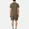 T-shirt slim à manches courtes avec patch Compass