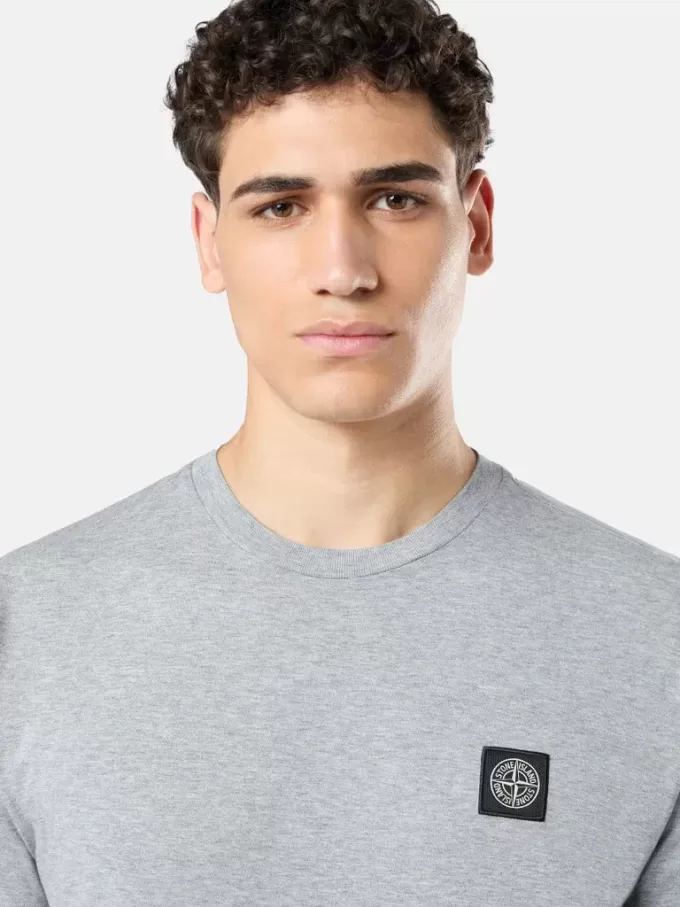 T-shirt slim à manches courtes avec patch Compass T-shirt slim à manches courtes avec patch Compass