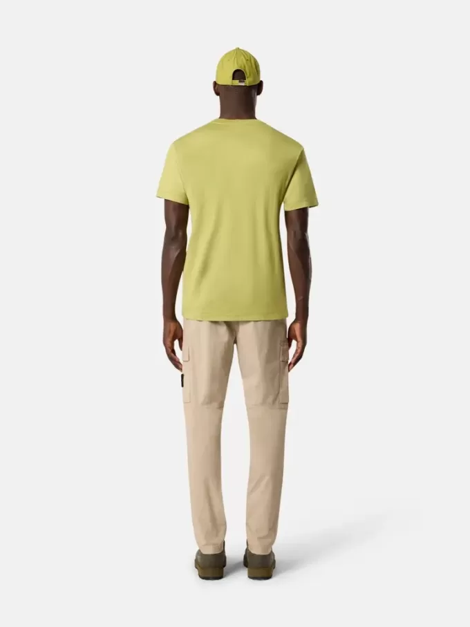 T-shirt slim à manches courtes avec patch Compass