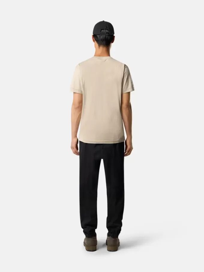 T-shirt slim à manches courtes avec patch Compass