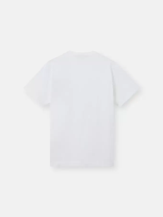 T-shirt slim à manches courtes avec patch Compass