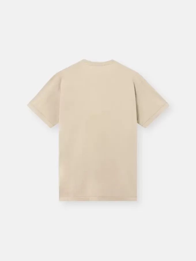 T-shirt slim à manches courtes avec patch Compass