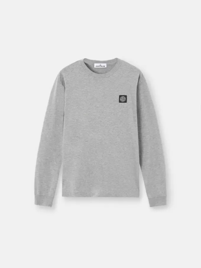T-shirt slim à manches longues