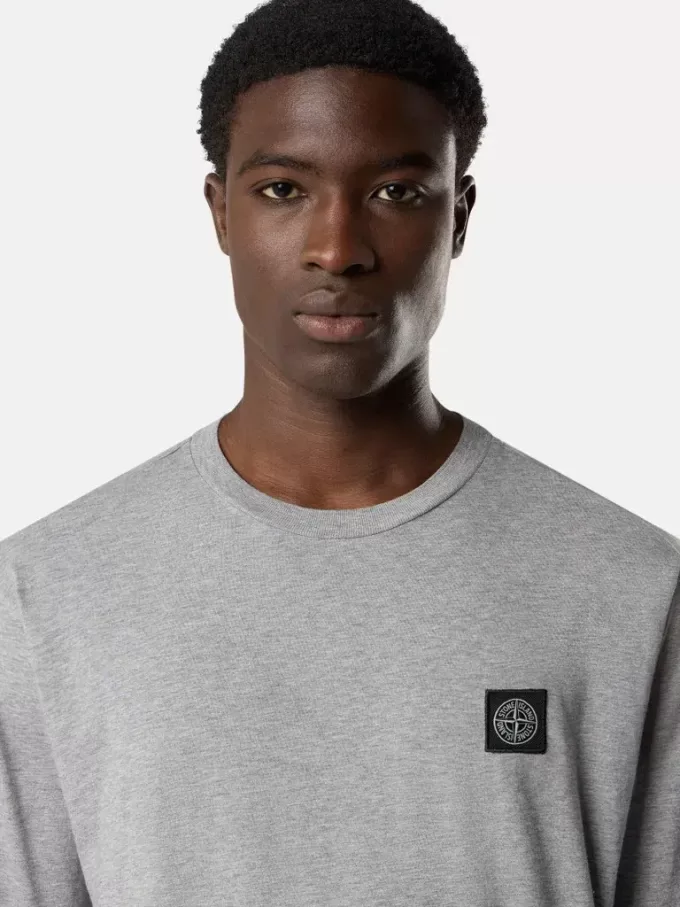 T-shirt slim à manches longues