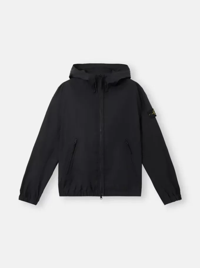 Veste à capuche avec barrière tous temps et protection anti-chute Veste à capuche avec barrière tous temps et protection anti-chute