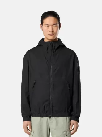Veste à capuche avec barrière tous temps et protection anti-chute Veste à capuche avec barrière tous temps et protection anti-chute