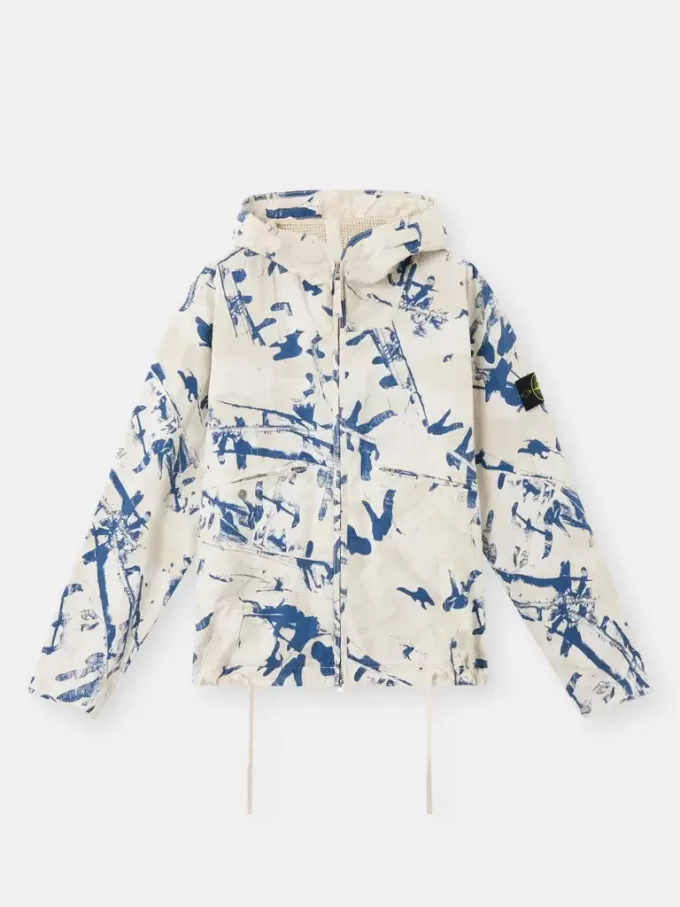 Veste à capuche avec imprimé camouflage et traitement anti-gouttes Veste à capuche avec imprimé camouflage et traitement anti-gouttes