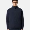 Veste coupe-vent et imperméable avec capuche dissimulée Veste coupe-vent et imperméable avec capuche dissimulée