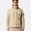 Veste de terrain à capuche avec poche anti-chute et poches poitrine Veste de terrain à capuche avec poche anti-chute et poches poitrine