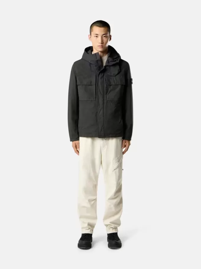 Veste de terrain à capuche avec poche anti-chute et poches poitrine Veste de terrain à capuche avec poche anti-chute et poches poitrine