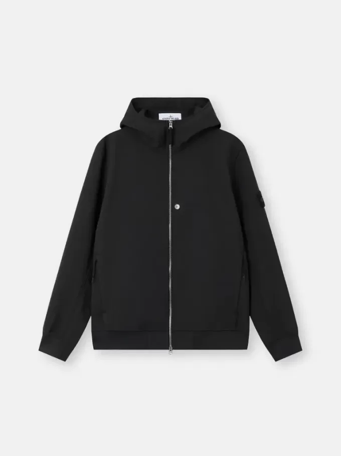 Veste légère à capuche avec membrane résistante aux intempéries Veste légère à capuche avec membrane résistante aux intempéries