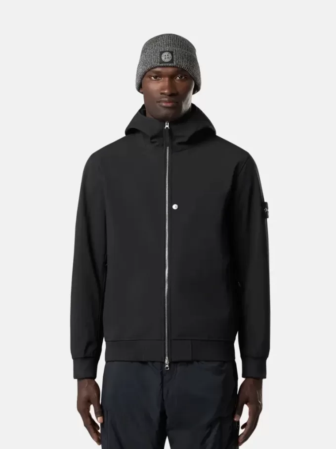 Veste légère à capuche avec membrane résistante aux intempéries Veste légère à capuche avec membrane résistante aux intempéries