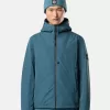 Veste matelassée à capuche avec poches anti-chute et à boutons-pression. Veste matelassée à capuche avec poches anti-chute et à boutons-pression.