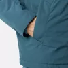 Veste matelassée à capuche avec poches anti-chute et à boutons-pression. Veste matelassée à capuche avec poches anti-chute et à boutons-pression.