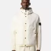 Veste rembourrée à capuche avec traitement anti-gouttes et résistance au vent Veste rembourrée à capuche avec traitement anti-gouttes et résistance au vent