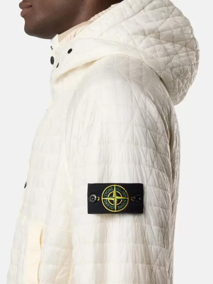 Veste rembourrée à capuche avec traitement anti-gouttes et résistance au vent Veste rembourrée à capuche avec traitement anti-gouttes et résistance au vent